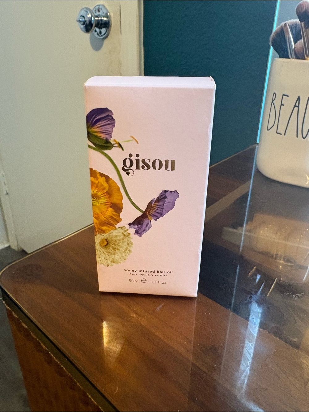 Gisou Honey-Infused Hair Oil — Pink